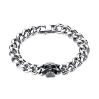 304 Stainless Steel Bracelet, Vacuum Ion Plating, fashion jewelry & for woman, silver color, 8mm cm 
