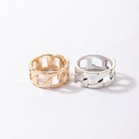 Zinc Set anillo de aleación, aleación de zinc, chapado, 2 piezas & Joyería & para mujer, dos diferentes colores, 19mm, Vendido por Set[