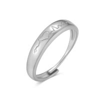 Stainless Steel Finger Ring, 316L Stainless Steel, Vacuum Ion Plating, Adjustable & fashion jewelry & for woman inner ~21mm [