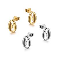 Titanium Steel Earrings, Vacuum Ion Plating, fashion jewelry & for woman [