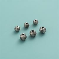 Sterling Silver Spacer Beads, 925 Sterling Silver, Watermelon, vintage & DIY [