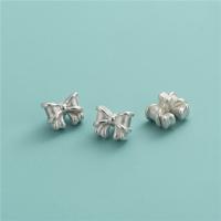 Sterling Silver Spacer Beads, 925 Sterling Silver, Bowknot, DIY, silver color Approx 1.8mm 