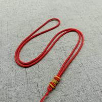 Collar de cuerda, cordón de algodón, Joyería & diferentes estilos para la opción, más colores para la opción, 3mm, longitud:aproximado 17.72-23.62 Inch, 10Strandsfilamento/Grupo, Vendido por Grupo