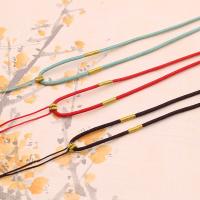 Collar de cuerda, Polipropileno Nylon, hecho a mano, Ajustable & Joyería & Bricolaje, más colores para la opción, 2.3mm, longitud:aproximado 29.92 Inch, Vendido por Sarta