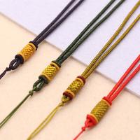 Collar de cuerda, Polipropileno Nylon, hecho a mano, Joyería & unisexo, más colores para la opción, 2mm, longitud:aproximado 14.17 Inch, Vendido por Sarta
