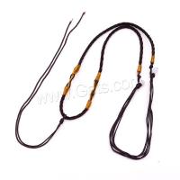 Collar de cuerda, Polipropileno Nylon, hecho a mano, Ajustable & Joyería, más colores para la opción, 2mm, longitud:aproximado 9.06-12.99 Inch, Vendido por Sarta