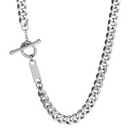 Titanium Steel Jewelry Necklace, polished, fashion jewelry & for man [