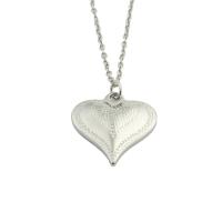 Stainless Steel Jewelry Necklace, 304 Stainless Steel, Heart, plated, fashion jewelry mm 