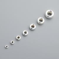 Sterling Silver Spacer Beads, 925 Sterling Silver, polished, DIY silver color 