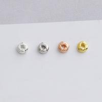 Sterling Silver Spacer Beads, 925 Sterling Silver, plated, DIY Approx 1.5mm 