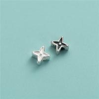 Sterling Silver Spacer Beads, 925 Sterling Silver, DIY 4.7mm Approx 1.6mm 