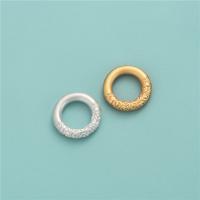 純銀製指輪リング, 92.5％純度シルバー, メッキ, DIY, 無色 内径:約 11.1mm, 売り手 パソコン