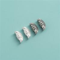 серебряный бисер распорки, Серебро 925 пробы, Слиток, DIY, Много цветов для выбора отверстие:Приблизительно 2.3mm, продается PC