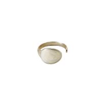 Edelstahl Fingerring, 304 Edelstahl, mit Kunststoff Perlen, plattiert, Modeschmuck & für Frau, keine, verkauft von PC