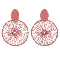 Zinc Alloy Drop Earring, stoving varnish, for woman & hollow 
