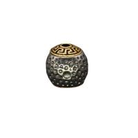 Zinc Alloy Spacer Beads, plated, folk style & DIY, mixed colors, 12mm [