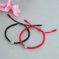Nylon Cord Bracelets, with Zinc Alloy, handmade, fashion jewelry & for woman cm [