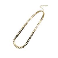 Halskette, 304 Edelstahl, mit Verlängerungskettchen von 5cm, Vakuum-Ionen-Beschichtung, Modeschmuck & unisex, keine, 6.8mm, Länge:ca. 40 cm, verkauft von PC