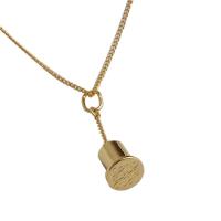 Ожерелье ручной латунные, Латунь, плакирован золотом, ювелирные изделия моды & Женский, длина:48 см, продается PC