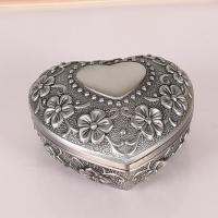 Boîte Cadeau de bijoux, alliage de zinc, coeur, Anti-poussière Vendu par PC[
