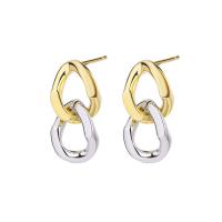 Brass Drop Earring, fashion jewelry & for woman [