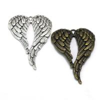 Wing Shaped Zinc Alloy Pendants, plated, Corrosion-Resistant & DIY 