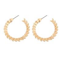 Zinc Alloy Stud Earring, gold color plated & for woman 