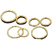 anneau de saut doublé d'or , Doublé or, beignet, 14K rempli d’or, DIY & normes différentes pour le choix, Vendu par PC