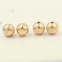 Doublé or perle d'entretoise, 14K rempli d’or, DIY & styles différents pour le choix, 8mm, Vendu par PC[