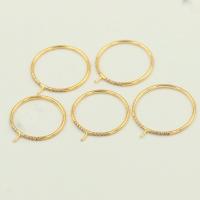 Gold Filled Ring Mountings, 14K gold-filled, DIY & with rhinestone, 1mm, US Ring 