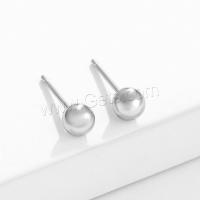 Zinc Alloy Stud Earring, silver color plated, fashion jewelry & for woman 