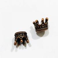 Perles intercalaires en alliage de zinc, couronne, Placage, DIY & grand trou, plus de couleurs à choisir Vendu par PC