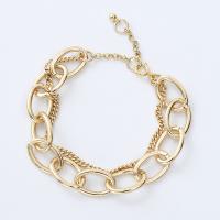 Stainless Steel Chain Bracelets, 304 Stainless Steel, plated, fashion jewelry & Unisex golden 