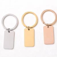 Stainless Steel Key Chain, 304 Stainless Steel, DIY 30mm,32*18mm 