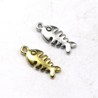 Zinc Alloy Jewelry Pendants, Fish Bone, plated, Corrosion-Resistant & DIY [