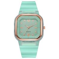 Women Wrist Watch, Glass, with PC Plastic & Silicone, fashion jewelry & for woman [