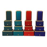 Jewelry Gift Box, Plastic, with Velveteen, dustproof & with LED light 