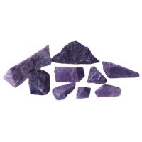 натуральный лепидолит Минералы Specimen, Комкообразная форма, отличается упаковка стиль для выбора, фиолетовый, продается сумка
