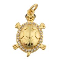 Rhinestone Brass Pendants, Animal, gold color plated, fashion jewelry & DIY & with rhinestone 