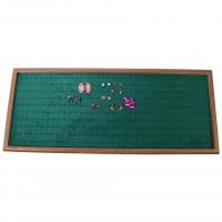 Fibreboard de densité moyenne Affichage multi-usage de bijoux, avec papier, rectangle, plus de couleurs à choisir Vendu par PC