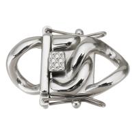 Stainless Steel Jewelry Clasp, 304 Stainless Steel, polished, fashion jewelry & DIY, original color 