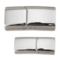 Rectangle Stainless Steel Magnetic Clasp, 304 Stainless Steel, polished, fashion jewelry & DIY original color 