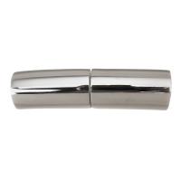 Round Stainless Steel Magnetic Clasp, 304 Stainless Steel, polished, fashion jewelry & DIY, original color 