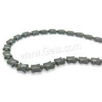 Nicht magnetische Hämatit Perlen, Schildkröter, poliert, DIY, schwarz, 9x13mm, Länge:ca. 40 cm, verkauft von Strang