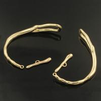 Brass Toggle Clasp, real gold plated, 2 pieces & DIY 19mm 