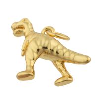Colgantes de animal de latón , metal, Dinosaurio, chapado en color dorado, Joyería & Bricolaje, 14x19x14mm, Vendido por UD