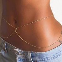 Decorative Chain Belt, Zinc Alloy, plated, fashion jewelry cm, 90 cm [