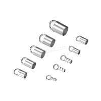 Sterling Silver Cord Tips, 925 Sterling Silver, plated, DIY 