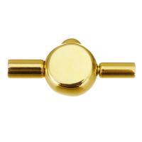 Stainless Steel Jewelry Clasp, 304 Stainless Steel, Vacuum Ion Plating, fashion jewelry & DIY, golden 3mm Approx 2.7mm 