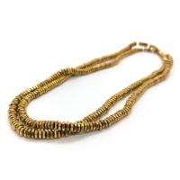 Nicht magnetische Hämatit Perlen, vergoldet, DIY, goldfarben, 5x1mm, Länge:ca. 40 cm, verkauft von Strang